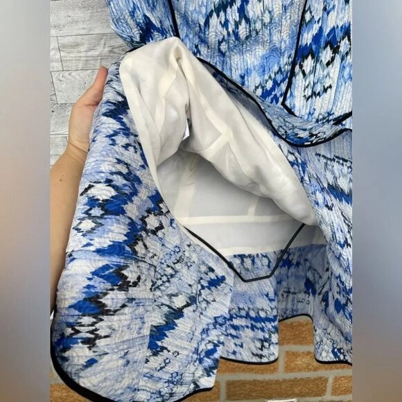 J Mendel Paris layered textured dress size 12 - Picture 4 of 8